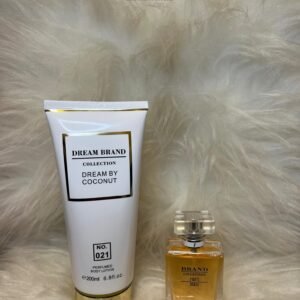 KIT - Brand Collection 021 – Inspiração Coco Mademoiselle + Loção Hidratante Corporal Dream Brand Collection 021