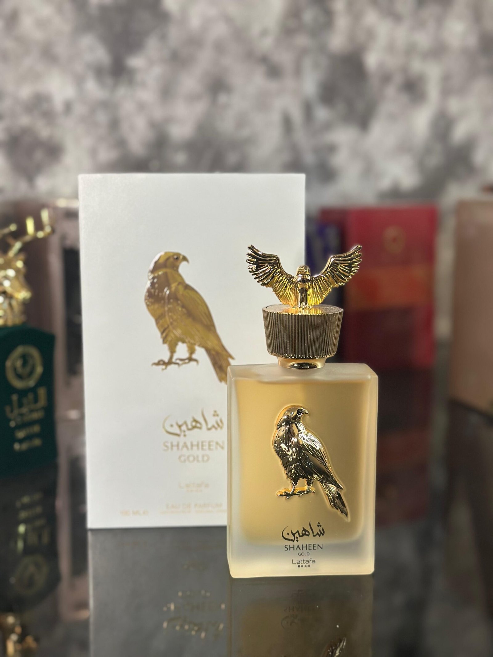 Shaheen Gold Lattafa Eau de Parfum - Compartilhável – 100ml